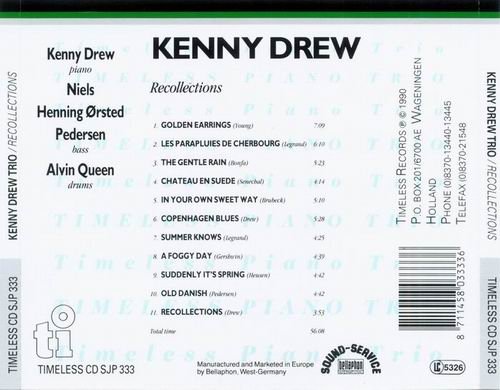 Kenny Drew Trio - Recollections (1990) 320 kbps+CD Rip