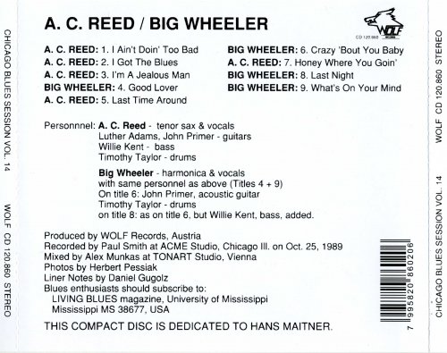 A.C. Reed & Big Wheeler - Chicago Blues Session Vol. 14 (1998)