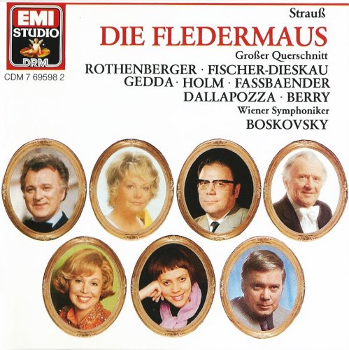 Wiener Symphoniker, Willi Boskowsky - Strauss: Die Fledermaus (Highlights) (1986) CD-Rip