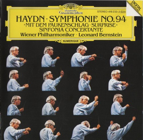 Wiener Philharmoniker, Leonard Bernstein - Haydn: Symphonie No.94 'Surprise', Sinfonia Concertante (1986) CD-Rip