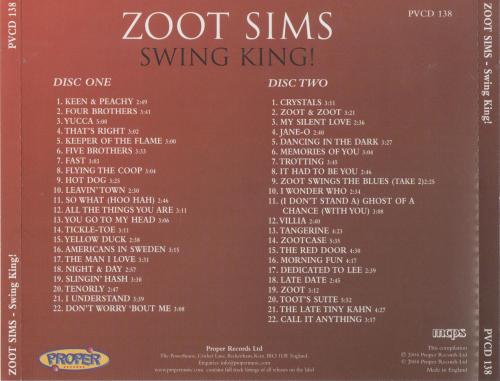 Zoot Sims - Swing King! (2004)