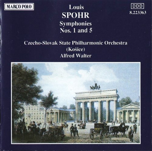 Czecho-Slovak State Philharmonic Orchestra, Alfred Walter - Spohr: Symphonies Nos. 1 & 5 (1991)