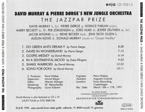 David Murray & Pierre Dørge's New Jungle Orchestra - The Jazzpar Prize (1992)