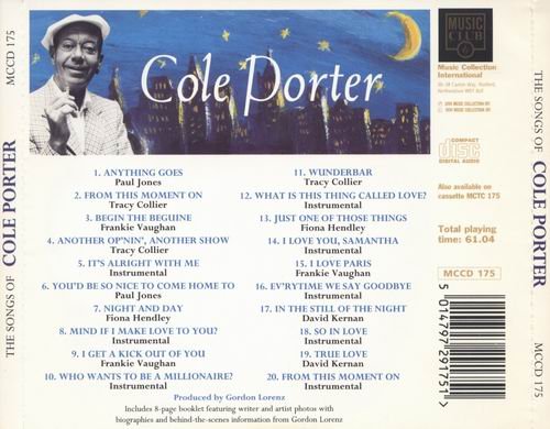 Various Artists - The Songs Of Cole Porter (1994)