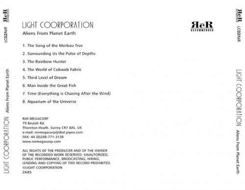 Light Coorporation - Aliens from Planet Earth (2012) CD-Rip