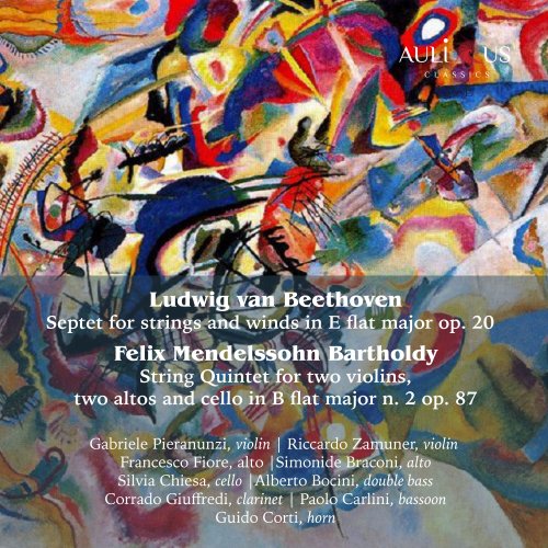 Gabriele Pieranunzi, Francesco Fiore, Silvia Chiesa, Riccardo Zamuner - Beethoven: Septet Op. 20 - Mendelssohn: String Quintet No. 2, Op. 87 (2024) [Hi-Res]