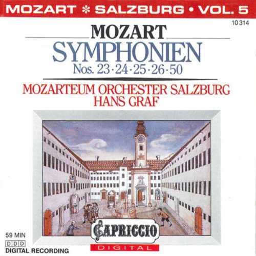 Salzburg Mozarteum Orchestra, Hans Graf - Mozart: Symphonies Nos. 23, 24, 25, 26 & 50 (2010)