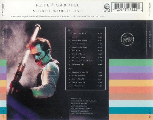 Peter Gabriel - Secret World Live (1994) CD-Rip