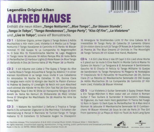 Alfred Hause - Legendäre Original-Alben (5 CD set) (2023)