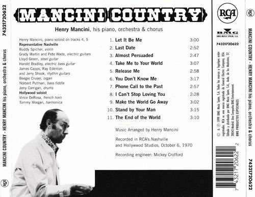 Henry Mancini, His Piano, Orchestra & Chorus - Mancini Country (1999)