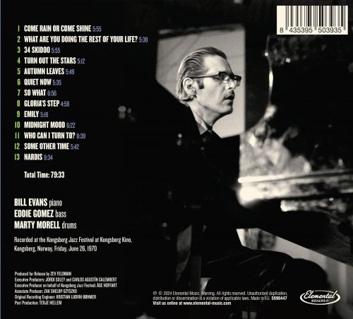 Bill Evans - In Norway: The Kongsberg Concert (2024)