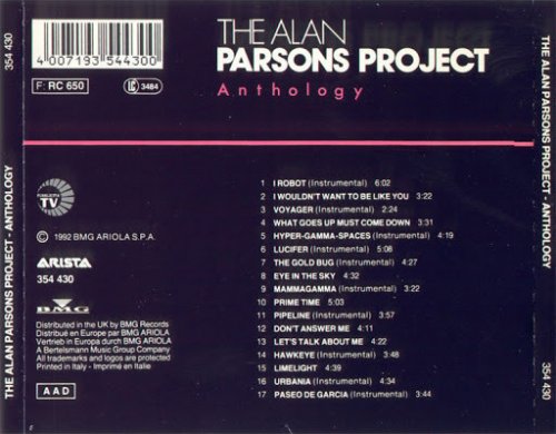 The Alan Parsons Project - Anthology (1992)