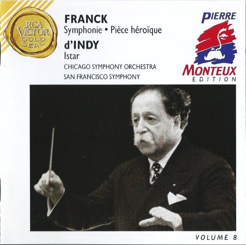 Pierre Monteux - César Franck, Vincent d'Indy: Symphonies (1994) CD-Rip