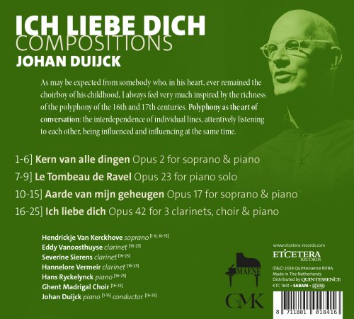 Johan Duijck - Ich Liebe Dich (Compositions) (2024) Hi-Res