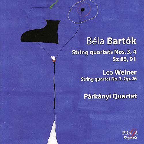 Párkányí Quartet - Béla Bartók: String Quartets Nos. 3 & 4 - Leo Weiner: String Quartet No. 3 (2008) [SACD]