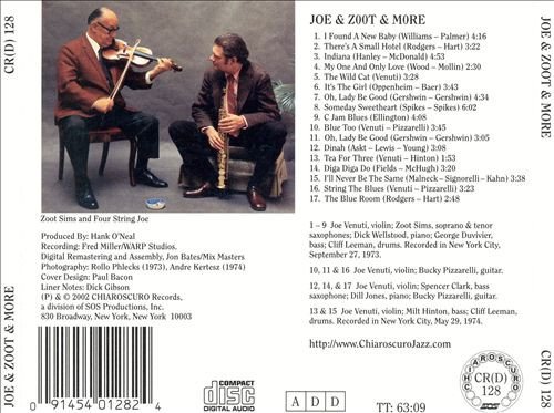 Joe Venuti & Zoot Sims - Joe & Zoot & More (2002)