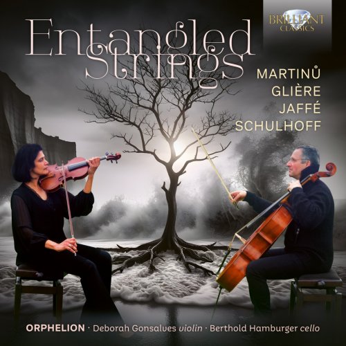 Deborah Gonsalves, Berthold Hamburger - Entangled Strings: Martinu, Glière, Jaffé & Schulhoff (2024) [Hi-Res]