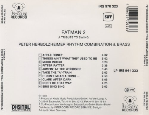 Peter Herbolzheimer Rhythm Combination & Brass - Fatman 2 (1982/1988) [CD-Rip]