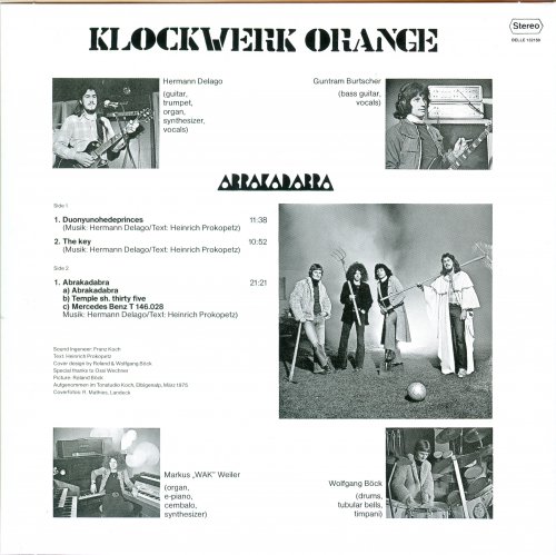 Klockwerk Orange - Abrakadabra (1975) [2013 Japanese Edition]