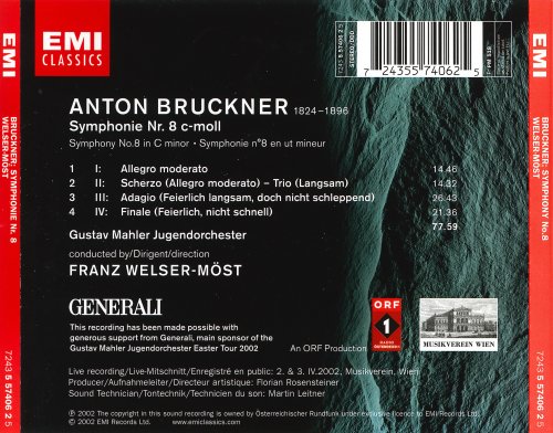 Gustav Mahler Jugendorchester, Franz Welser-Möst - Bruckner: Symphony No. 8 (2002)