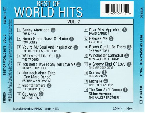 VA - Best Of World Hits, Vol. 2 (30 Jahre Super Oldies) (1994) CD-Rip