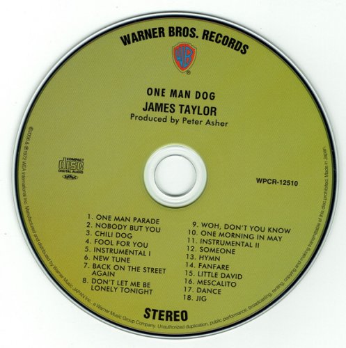 James Taylor - One Man Dog (1972) [2006 Japanese Edition]