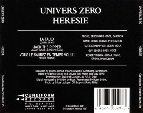 Univers Zero - Heresie (1979)