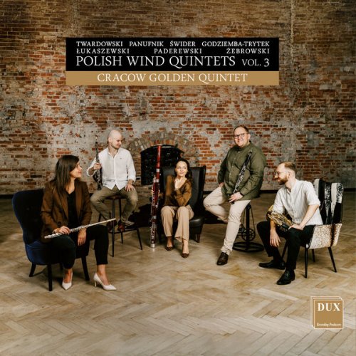 Cracow Golden Quintet, Michał Poniżnik - Polish Wind Quintets, Vol. 3 (2024) [Hi-Res]