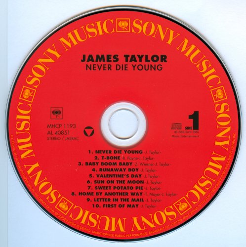 James Taylor - Never Die Young (1988) [2006 Japanese Edition]