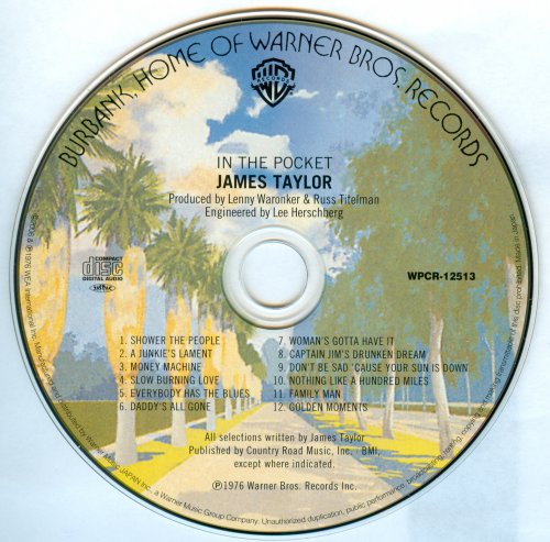 James Taylor - In The Pocket (1976) [2006 Japanese Edition]