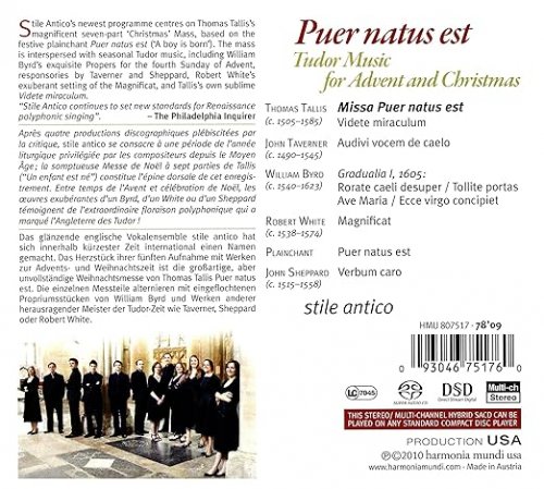 Stile Antico - Puer Natus Est: Tudor Music For Advent & Christmas (2010) [SACD]