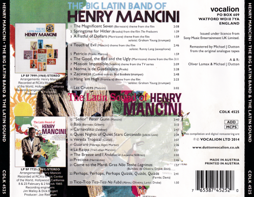 Henry Mancini - The Big Latin Band / The Latin Sound (2014)