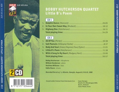 Bobby Hutcherson - Little B's Poem (1998) Lossless