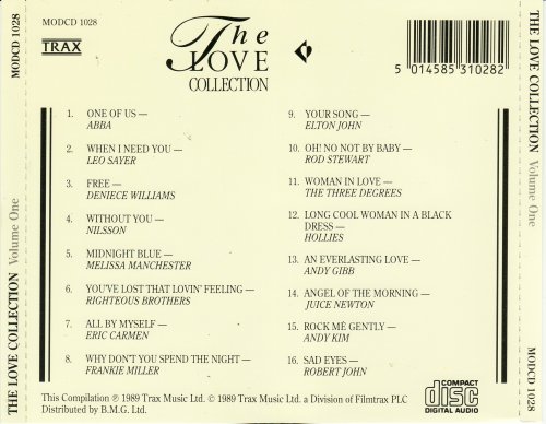 VA - The Love Collection Vol. 1 (1989) CD-Rip