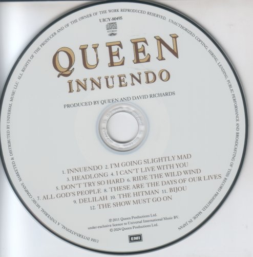 Queen - Innuendo (1991) [2024 Japanese Edition]