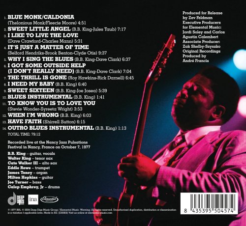 B.B. King - In France: Live at The 1977 Nancy Jazz Pulsations Festival (2024)