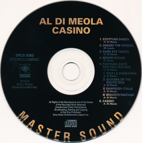 Al Di Meola - Casino (1978) [1998 Master Sound Series]