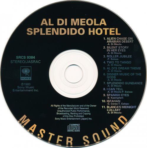 Al Di Meola - Splendido Hotel (1980) [1998 Master Sound Series]