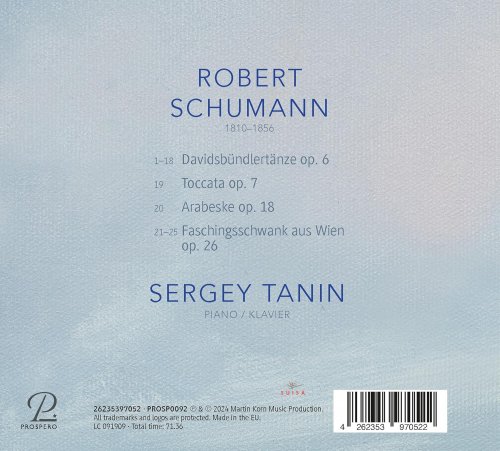 Sergey Tanin - Schumann: Davidsbündlertänze, Op. 6 (2024) [Hi-Res] [Dolby Atmos]