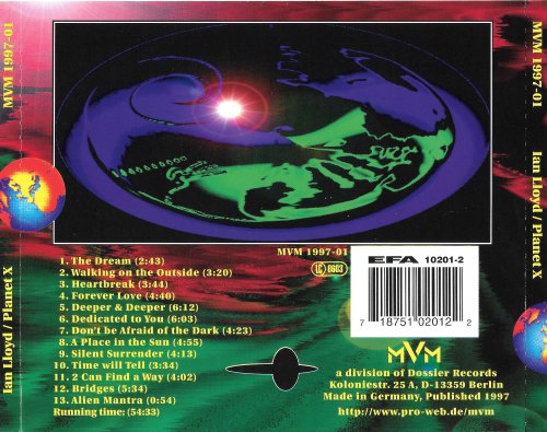 Ian Lloyd - Planet X (1997) CD-Rip