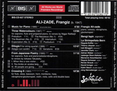 Frangiz Ali-zade, Bengi lspir, La Strimpellata Bern - Frangiz Ali-zade: Crossings... (1997)