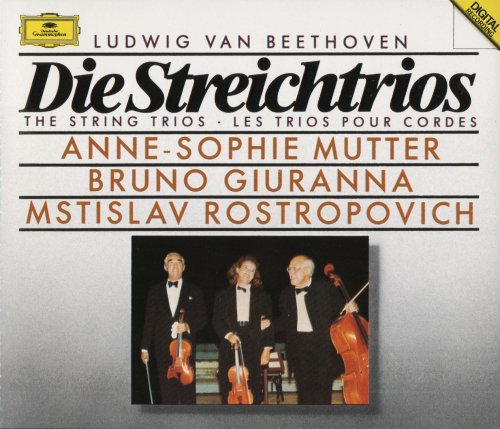 Anne-Sophie Mutter, Bruno Giuranna, Mstislav Rostropovich - Beethoven: The String Trios (1989) CD-Rip