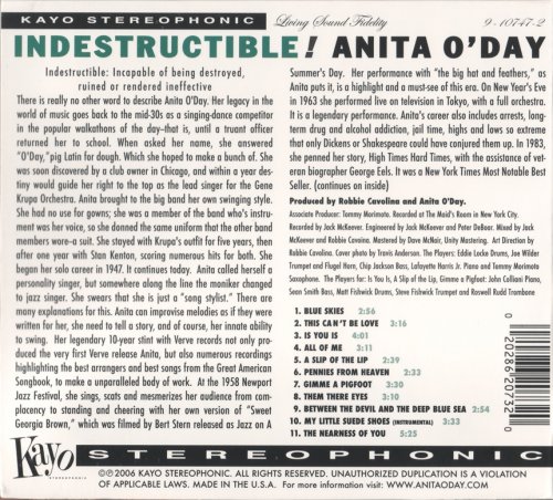 Anita O'Day - Indestructible! (2006)