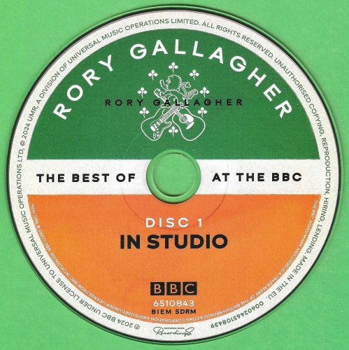 Rory Gallagher - The Best Of Rory Gallagher At The BBC (2024) CD-Rip