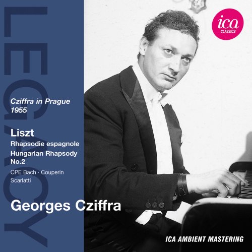 Gyorgy Cziffra - Liszt: Rhapsodie espagnole & Hungarian Rhapsody No. 2 (Live in Prague, 1955) (2011)