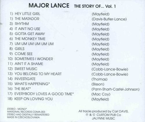 Major Lance - The Story of Major Lance Vol. 1 (1999)