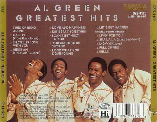 Al Green - Greatest Hits (1975) {DCC} CD Rip