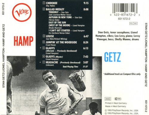 Stan Getz / Lionel Hampton - Hamp And Getz (1955) CD Rip