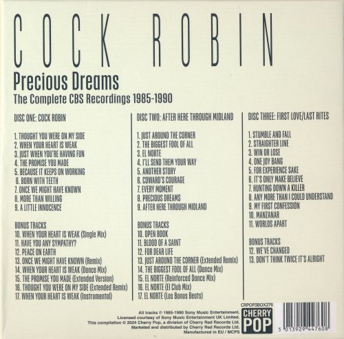 Cock Robin - Precious Dreams (2024) [3CD Box Set]