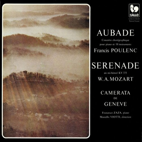 Francesco Zaza, Camerata de Genève & Marcello Viotti - Poulenc: Aubade, FP 51 - Mozart: Serenade No. 11 in E-Flat Major, K. 375 (1977/2019) [Hi-Res]